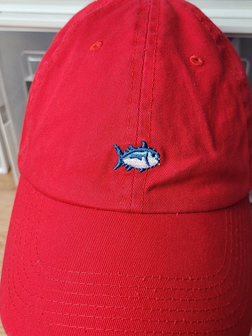 NWT Southern Tide The Skipjack Strapback Adjustable Hat Cap Red - Picture 2 of 8